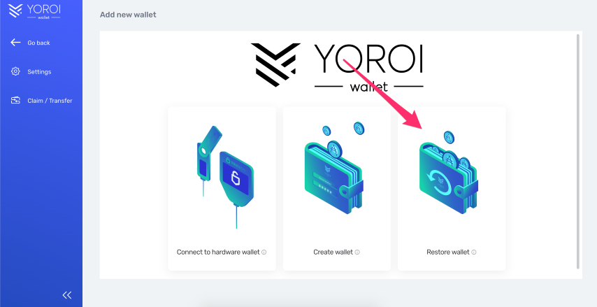 yoroi_restore_wallet